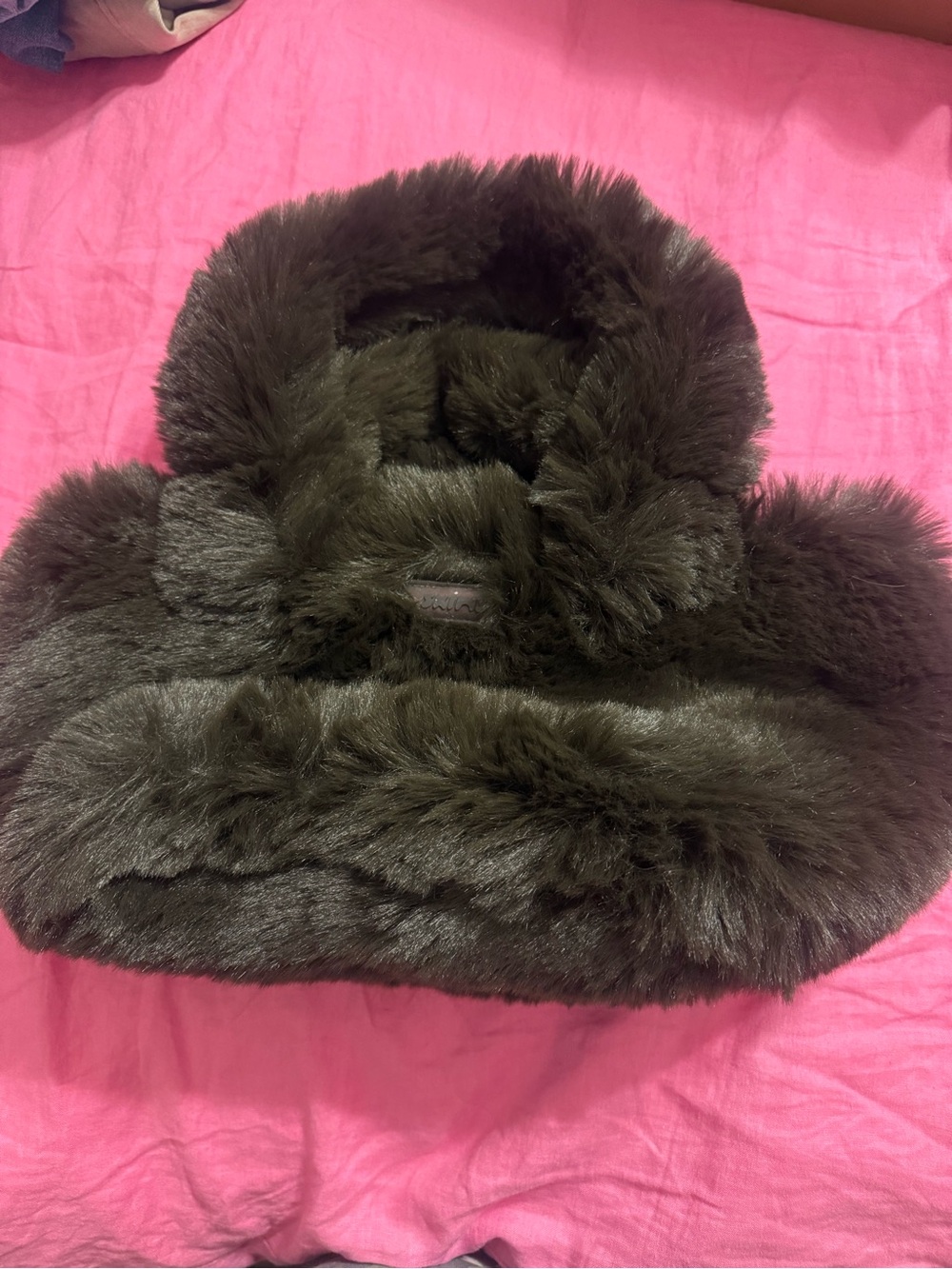 SKIMS Faux Fur Purse
